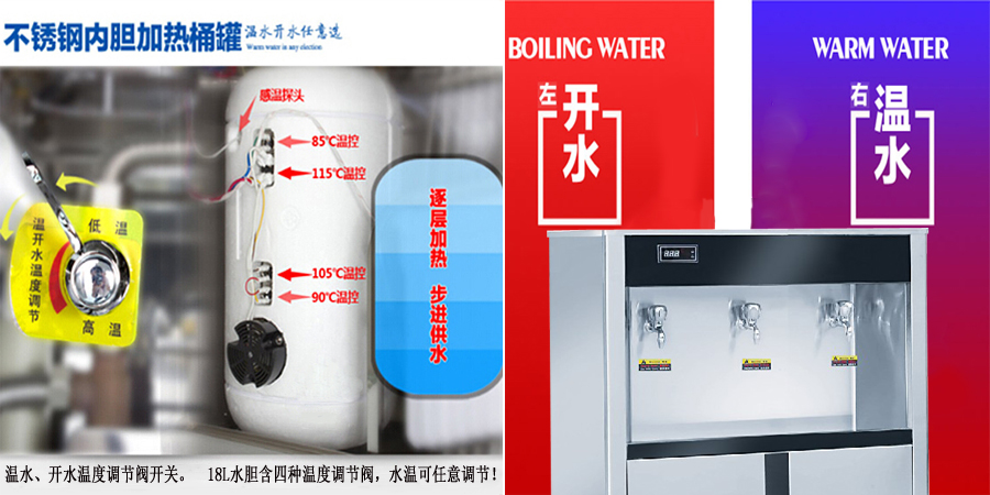 不锈钢直饮水机,学校温热直饮水机,校园饮水机