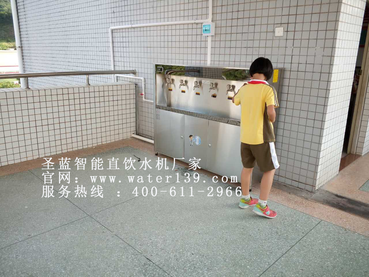 校园温热不锈钢直饮水机