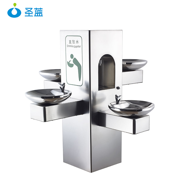 多盆户外饮水台