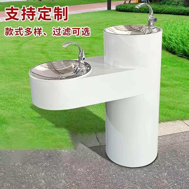 聊城公园提质改造，户外饮水台认准圣蓝净水设备