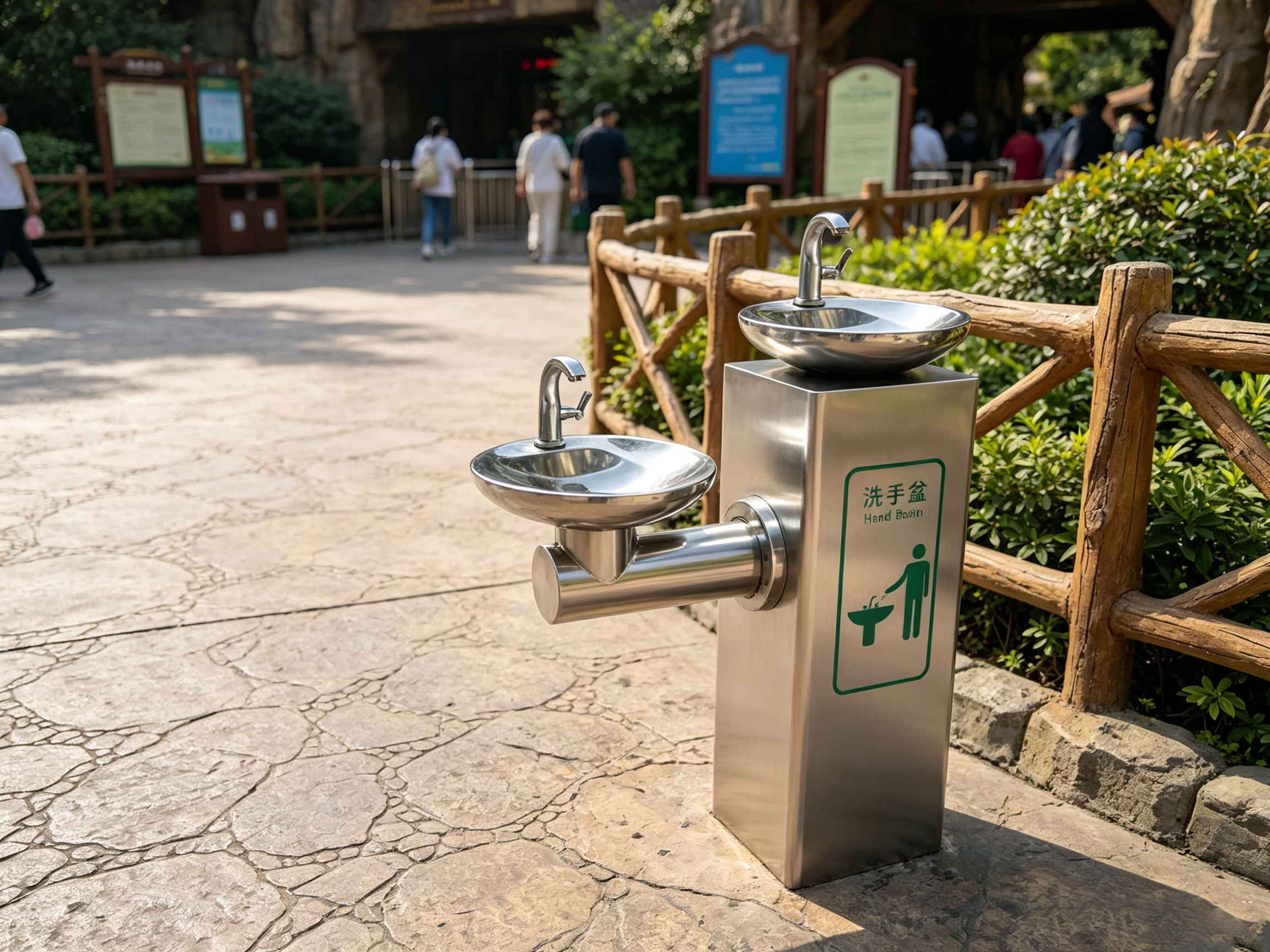 东莞景区便民改造，圣蓝户外洗手池成为文旅配套优选